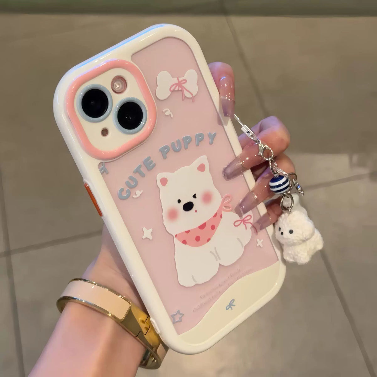 Tilted Head West Highland Puppy Phone Case