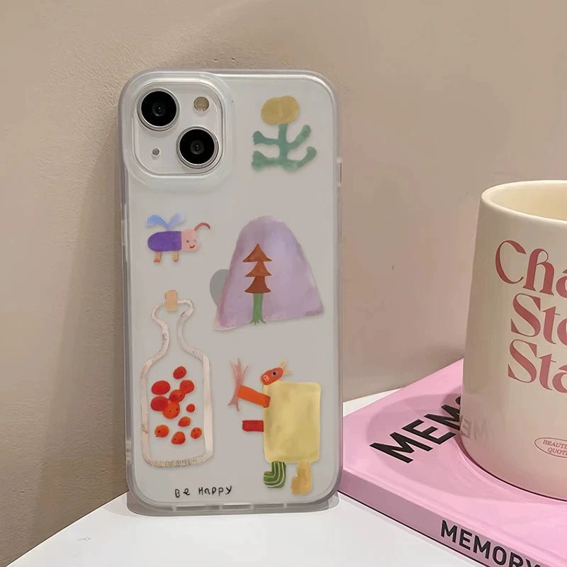 Fun Graffiti Forest iPhone 17 Case