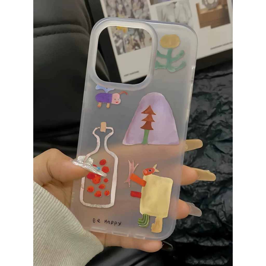 Fun Graffiti Forest iPhone 17 Case